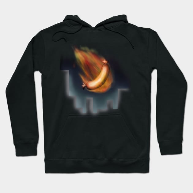 Meteorite Sausage Hoodie by AtomicBanana